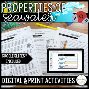 ocean acidification and ocean chemistry activities in print and google slides