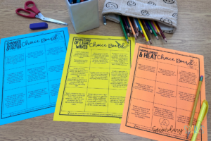 choice boards for diverse student learners