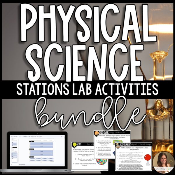 Physical Science Stations Activities Bundle