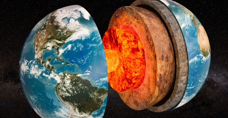 earths layers activities featured blog image with photo of earth split into it's layers
