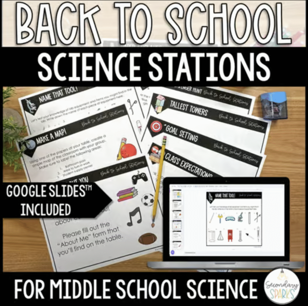 How to Differentiate Science Lessons During the First Week of School ...