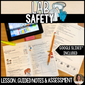 Lab safety lesson cover