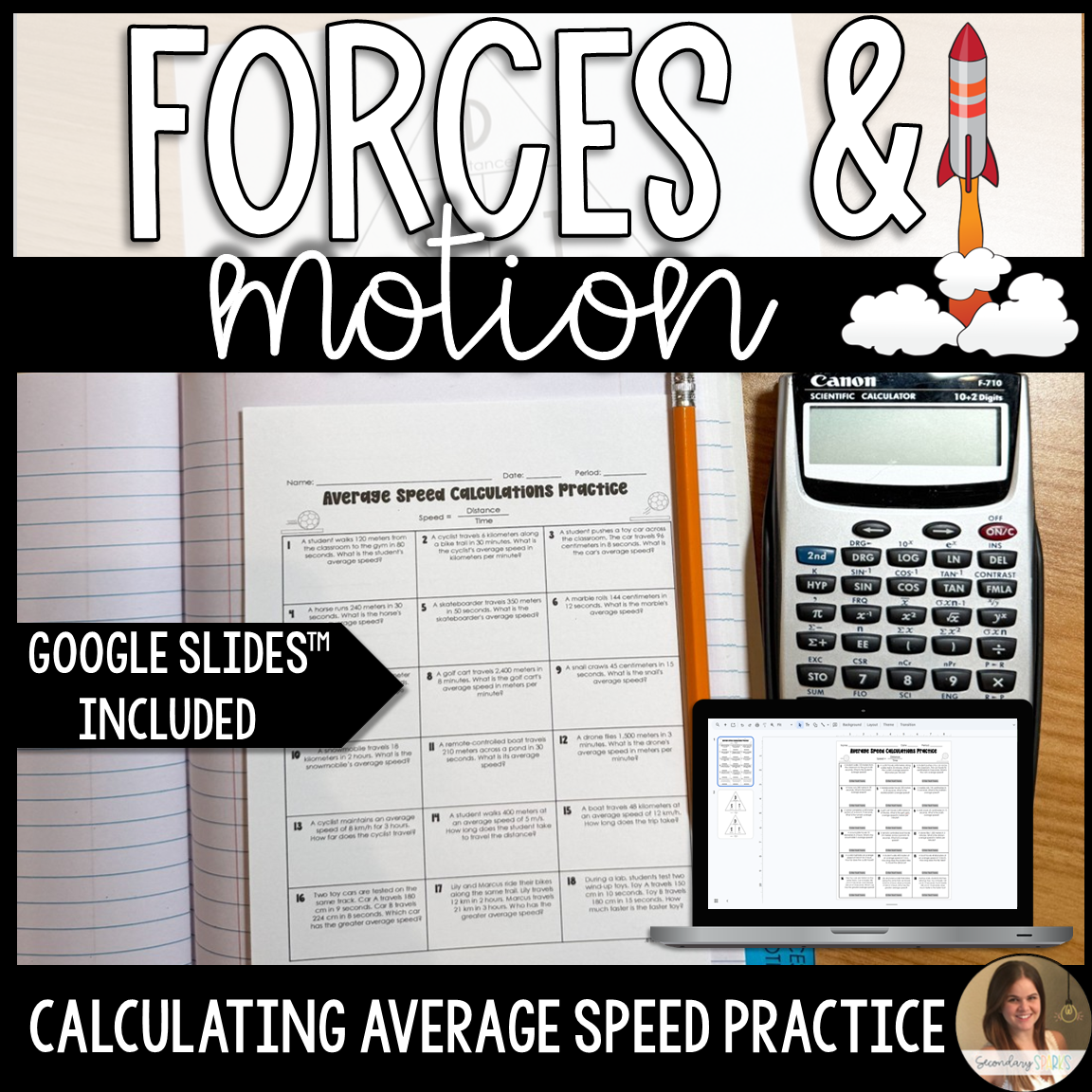 Calculating average speed activity