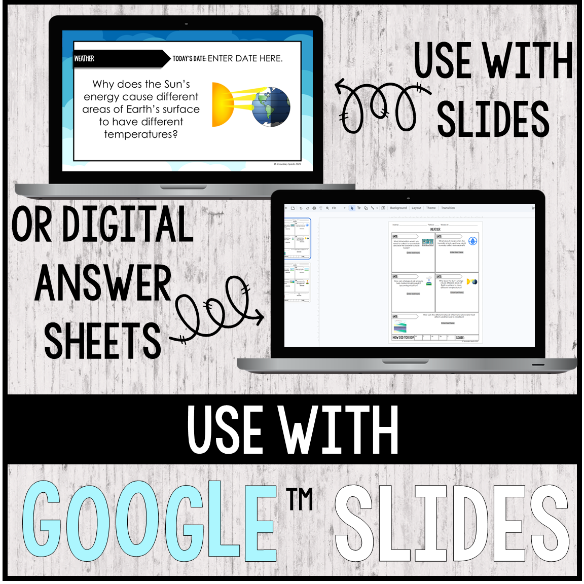 Weather Warm Ups/Exit Tickets - Earth Science - Editable & Google™ - Image 3