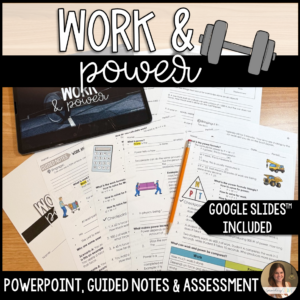 work and power lesson cover