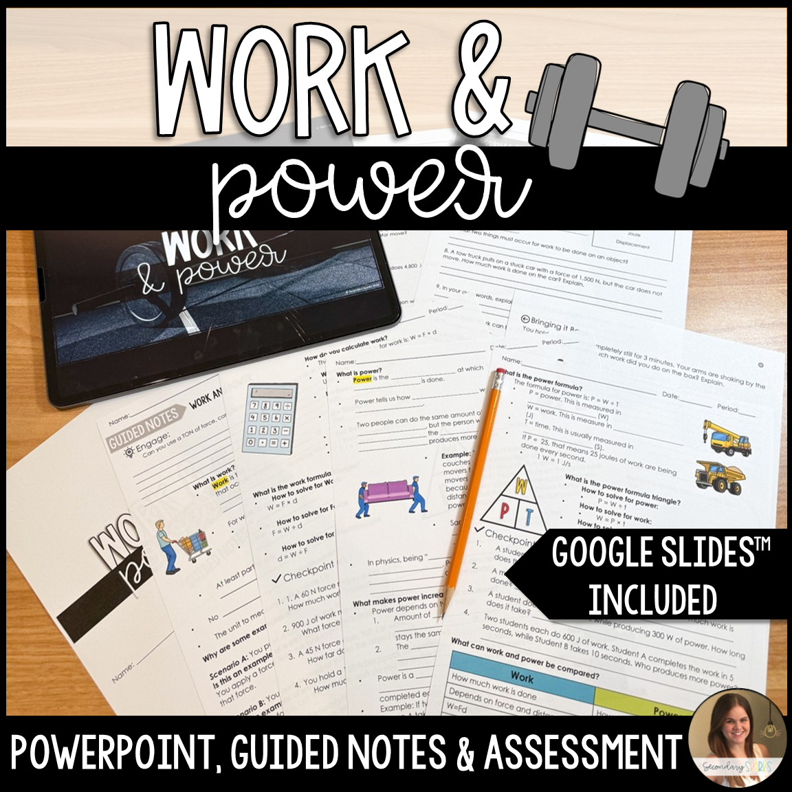 work and power lesson cover